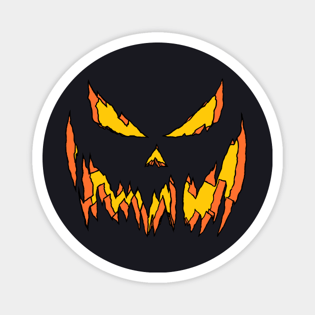 Classic Jack-o'-lantern Magnet by SEISCARAS